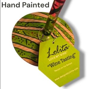 NIB!! Lolita "Wine Tasting" ZGraphic Vines & Green & Red Wine Glasses!!